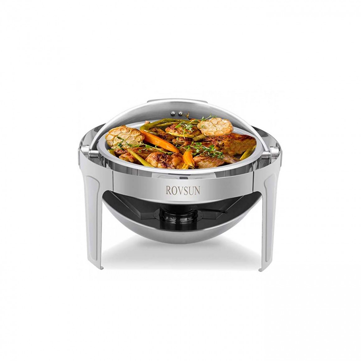 Round Roll Top Chafing Dish Round Roll Top Chafing Dish