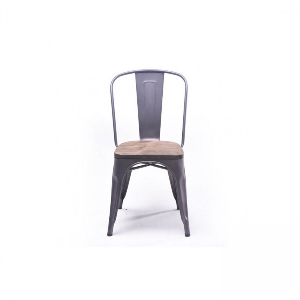 Chair: steel frame, elm wood seat, purple Chair: steel frame, elm wood seat, purple