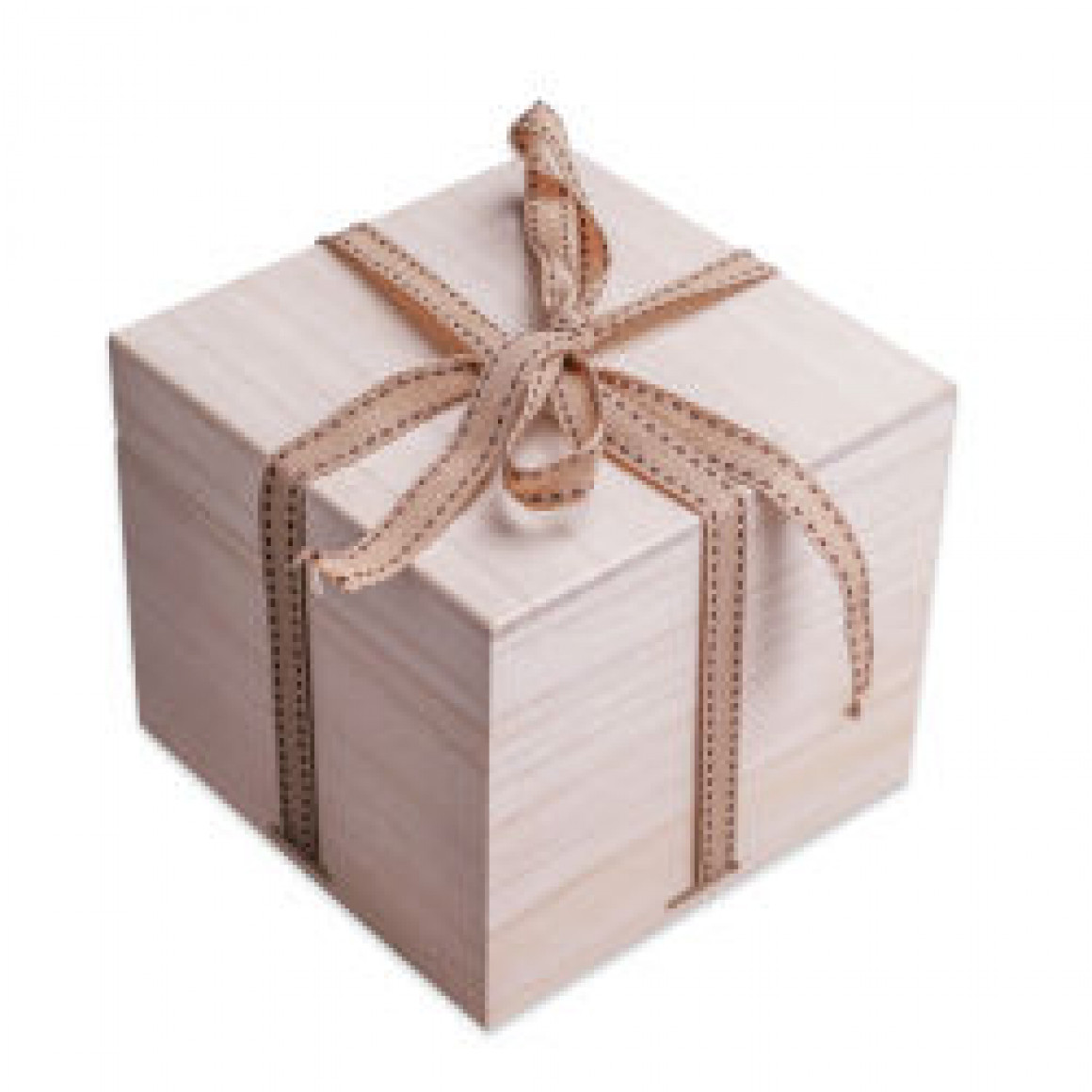 Wooden Gift Box with ribbons