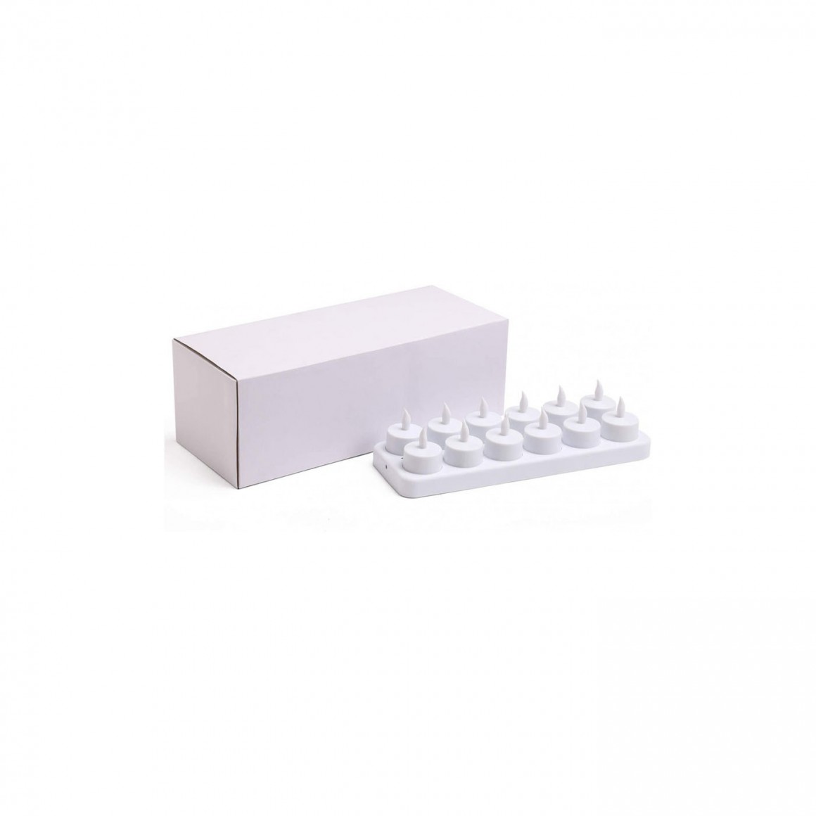 LED-Tealight 12pcs set+1charg. base LED-Tealight 12pcs set+1charg. base