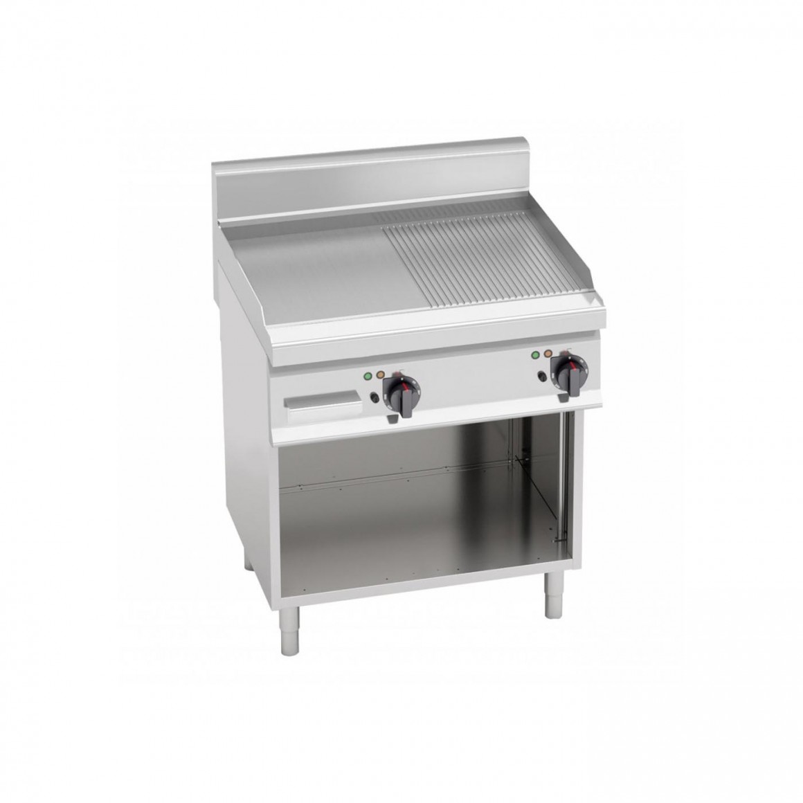 Electric Fry Top - ½ smooth and ½ grooved plate Electric Fry Top - ½ smooth and ½ grooved plate