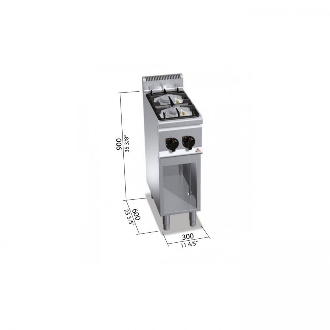 Gas cooker ECO POWER G6F2MPW Gas cooker ECO POWER G6F2MPW