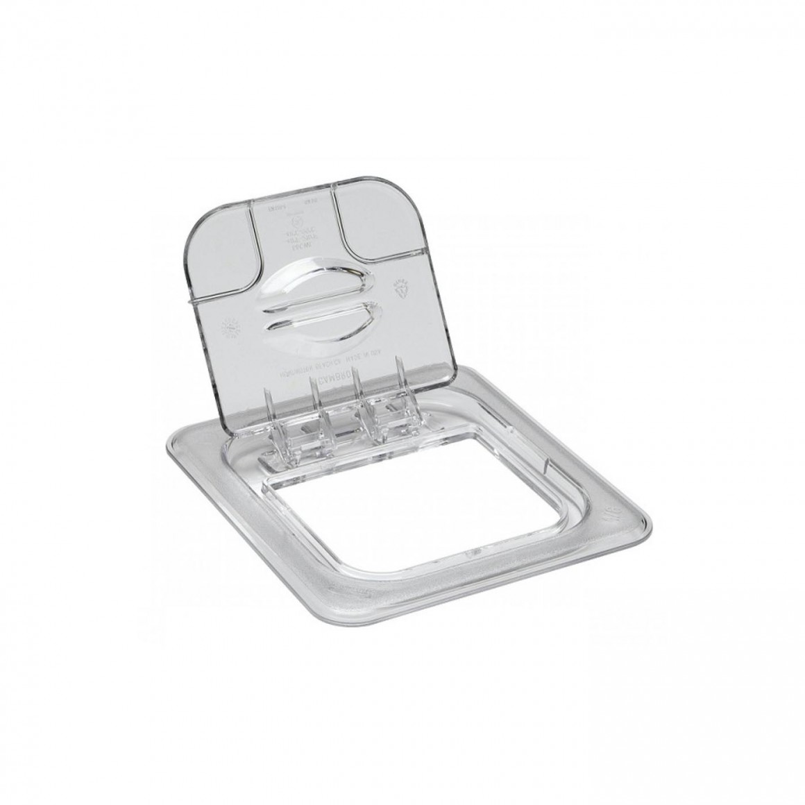 GN. KÜVET KAPAĞI POLİKARBON MENTEŞELİ  1/6 GN. KÜVET KAPAĞI POLİKARBON MENTEŞELİ  1/6