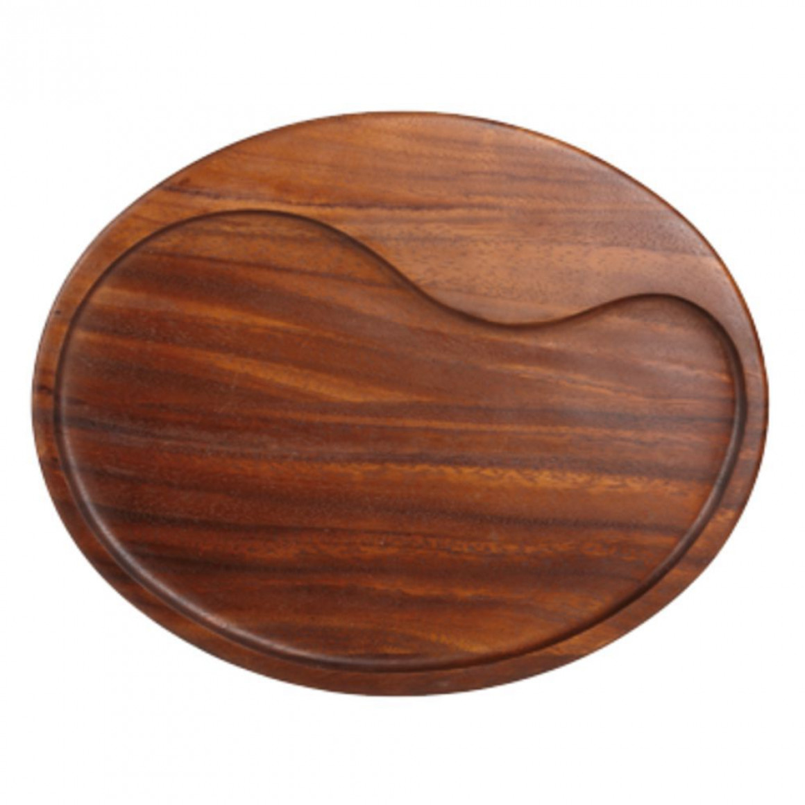 Art De Cuisine Rustic Oak Wood Oval Board