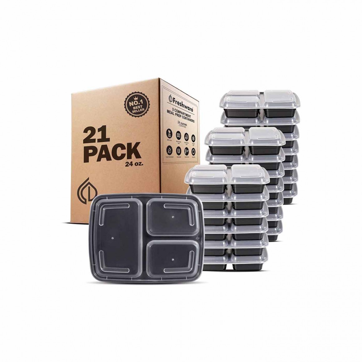 Hinged container for hot meals Hinged container for hot meals