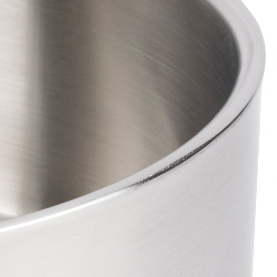 STAINLESS STEEL, SATIN BOWL, DOUBLE WALL, 338 OZ.