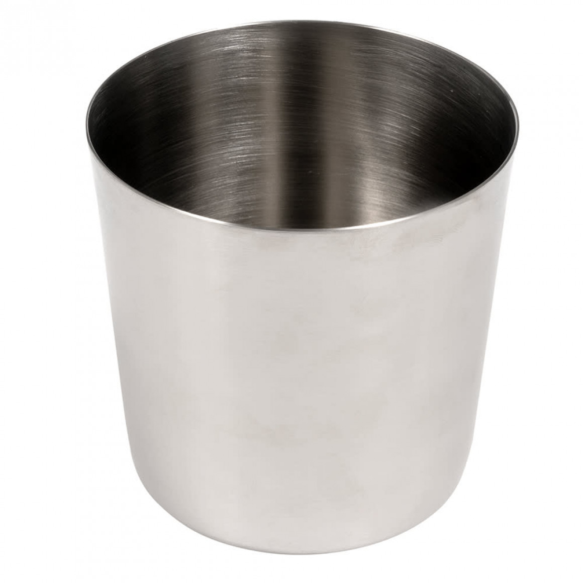 STAINLESS STEEL FRY CUP,  13 OZ.