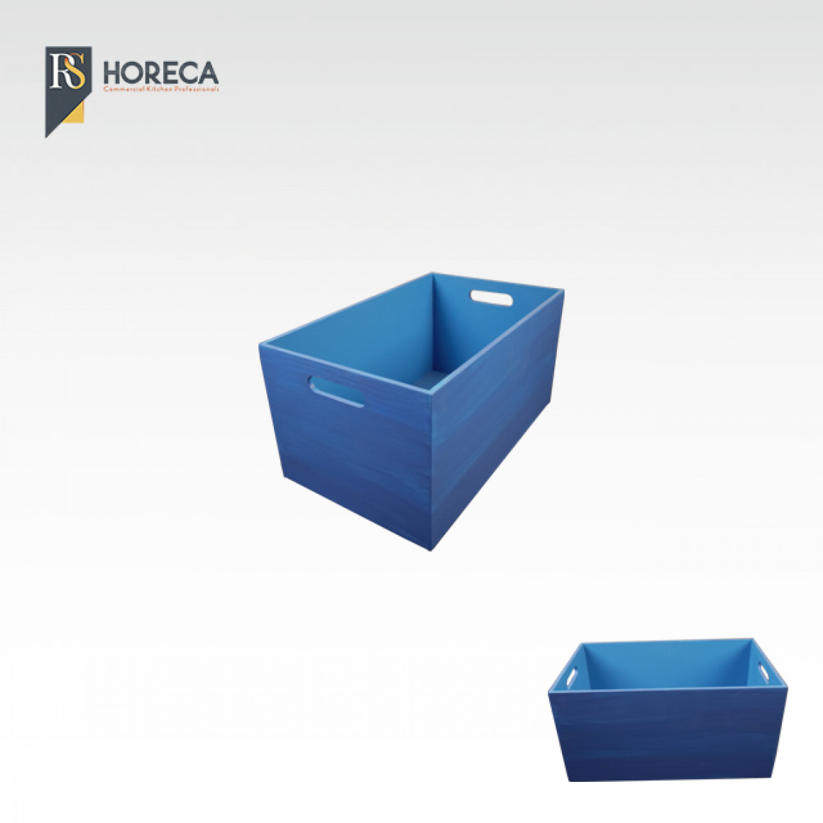 Wood box №1 (blue)