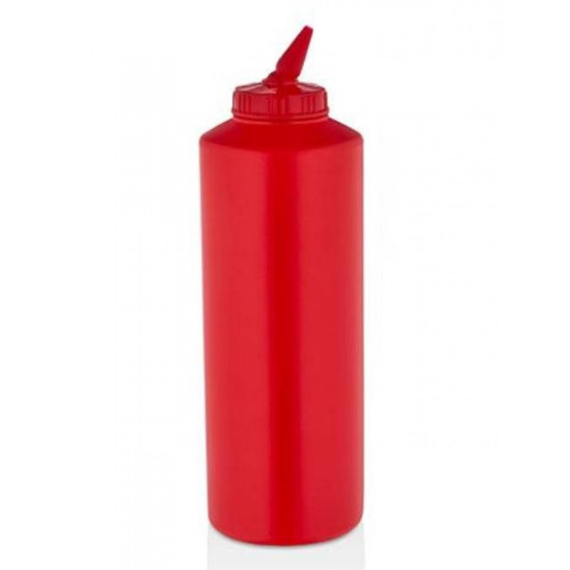 Squeeze bottle  with rotatable tip 1000 ml Red