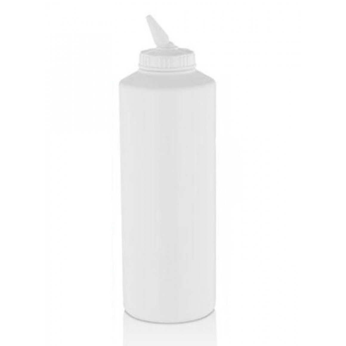 Squeeze bottle  with rotatable tip 1000 ml White