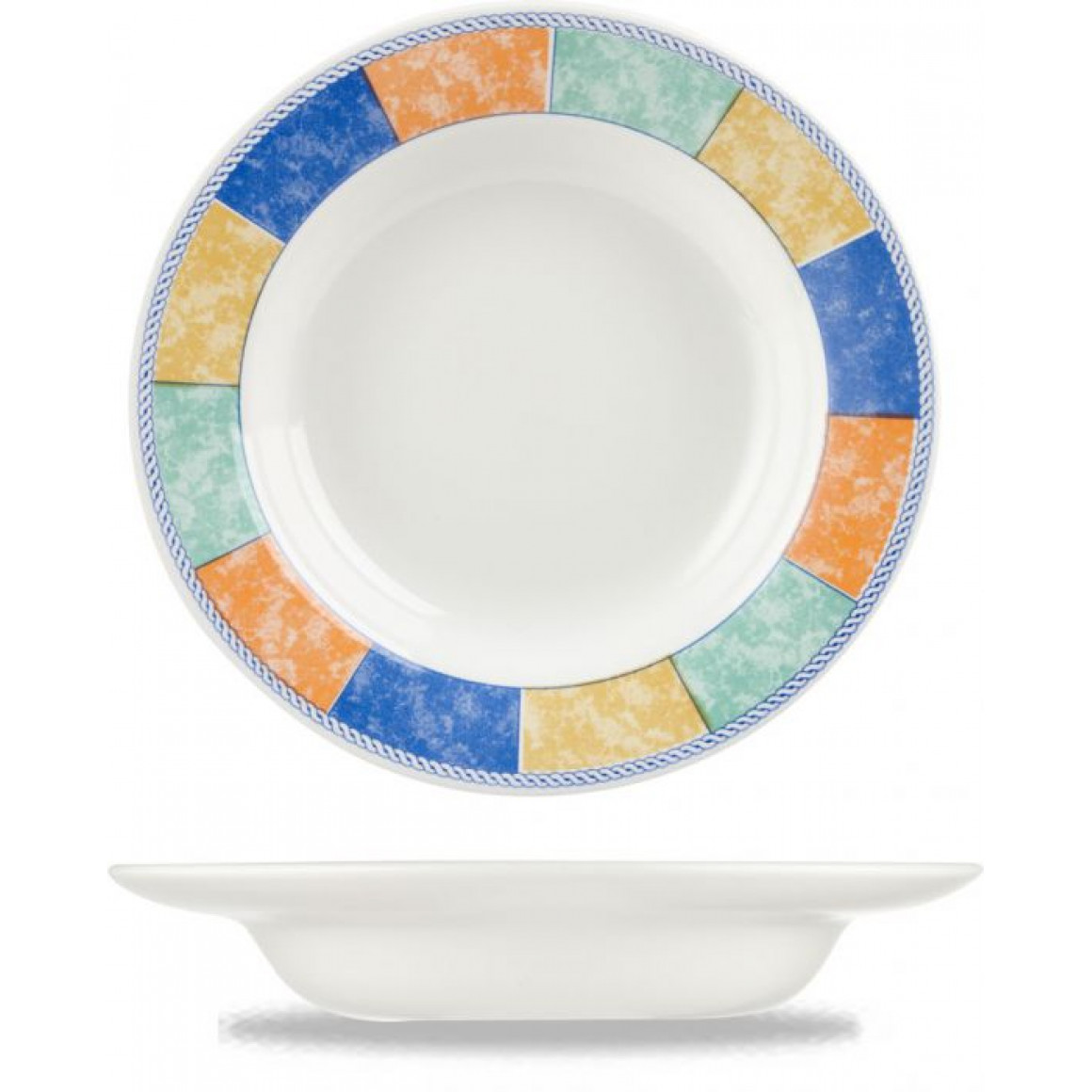 Pattern New Horizons Cq Classic Rimmed Soup/32.5cl