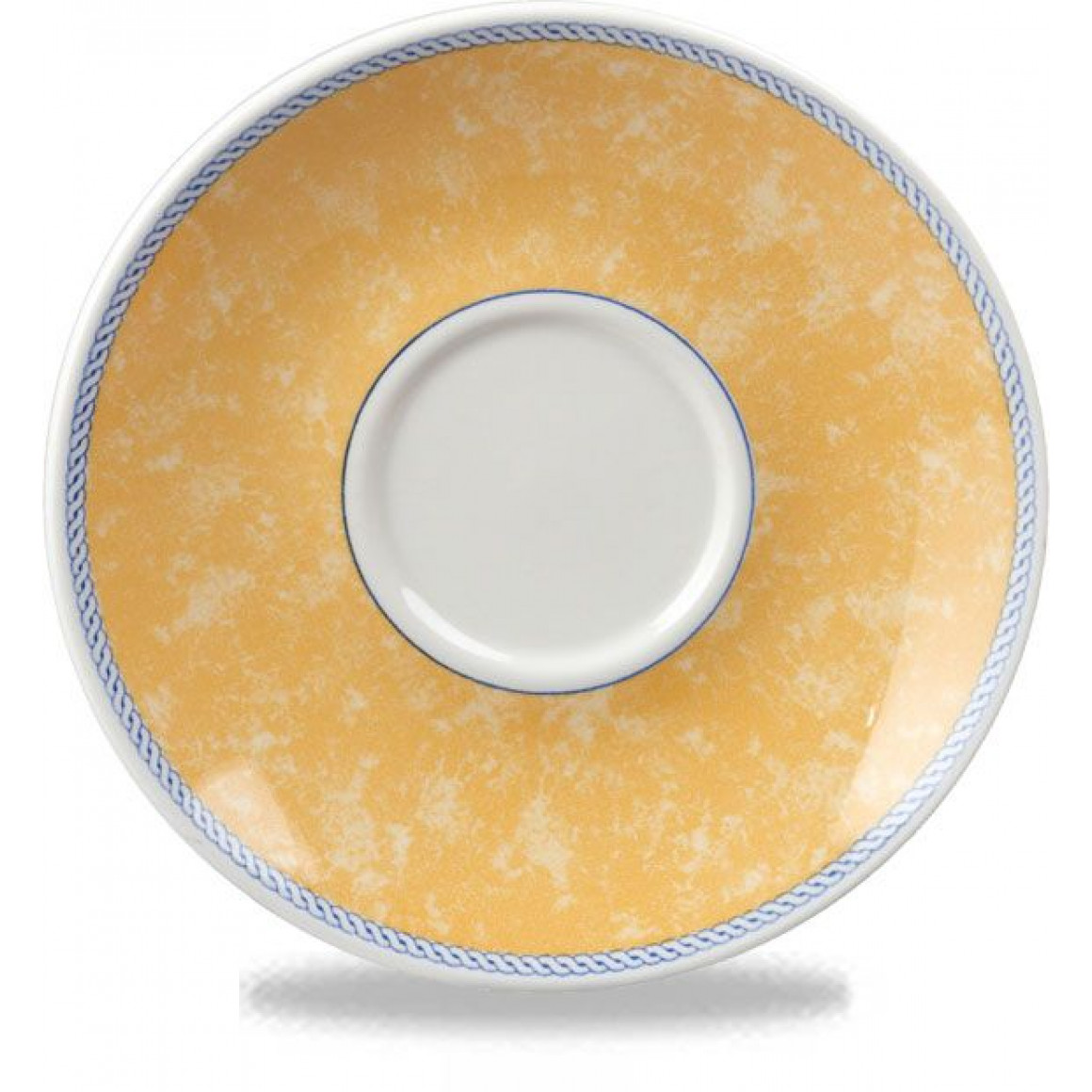 Pattern New Horizons Yellow  Cappuccino Saucer