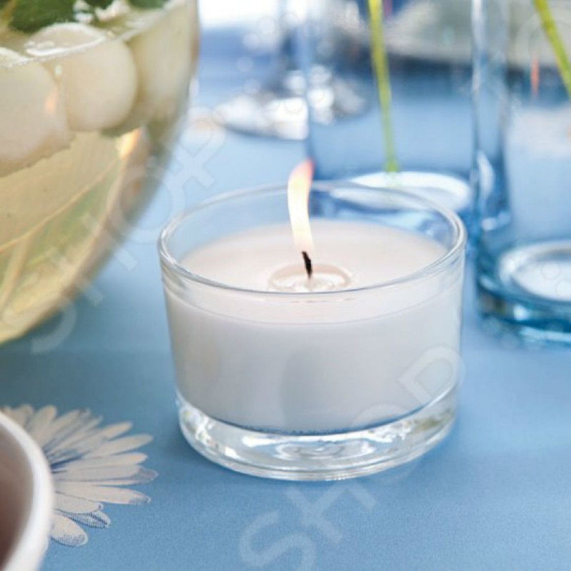 Candle Ibitsa - white