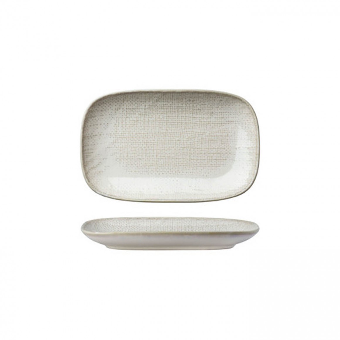 KNIT Rectangular Plate 21.5 cm