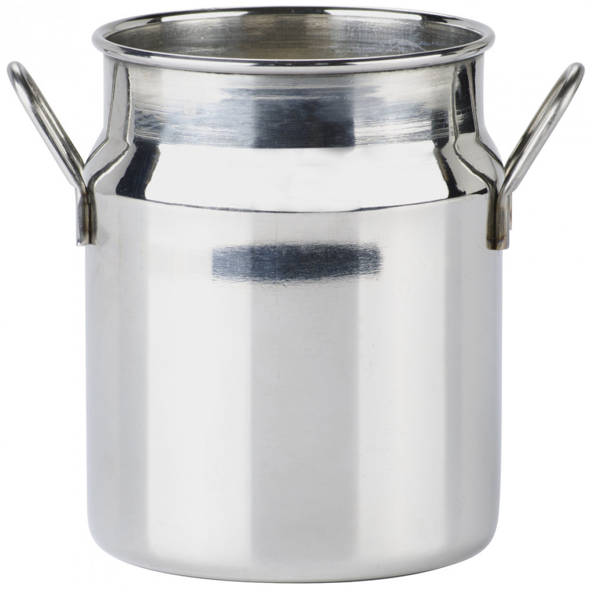 STAINLESS STEEL MILK CAN, 10 OZ.