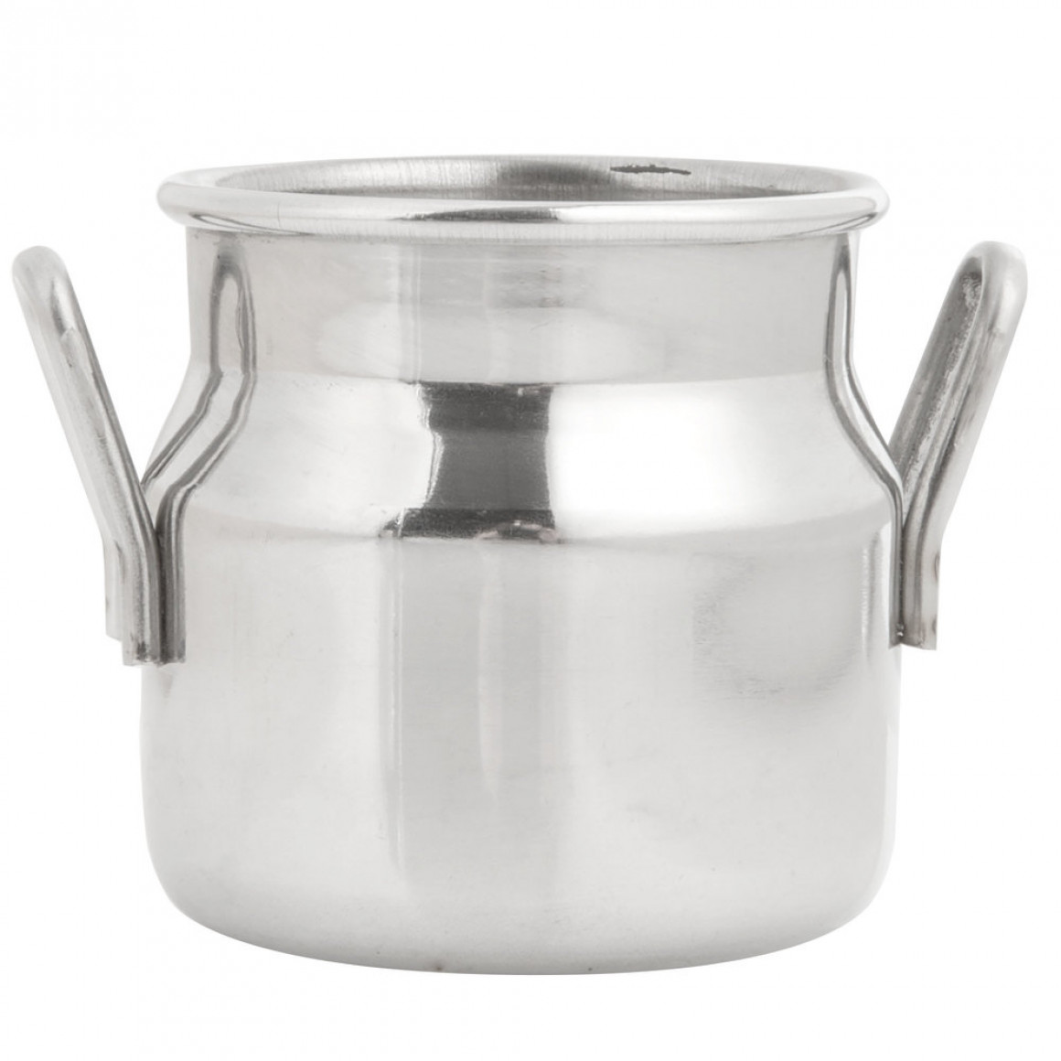 STAINLESS STEEL MILK CAN, 2.5 OZ.
