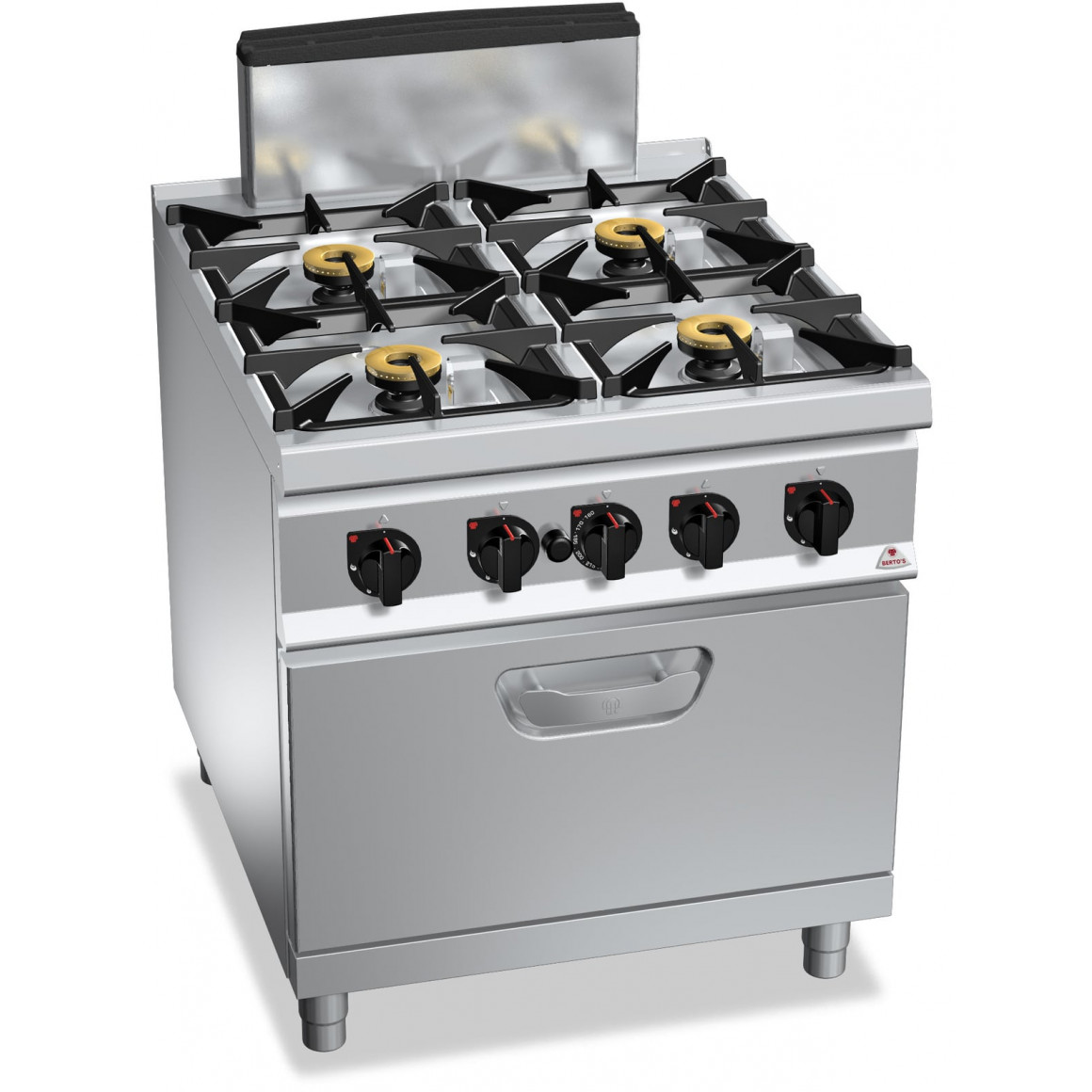 Gas cooker 4 plate SG9F4PS+FG