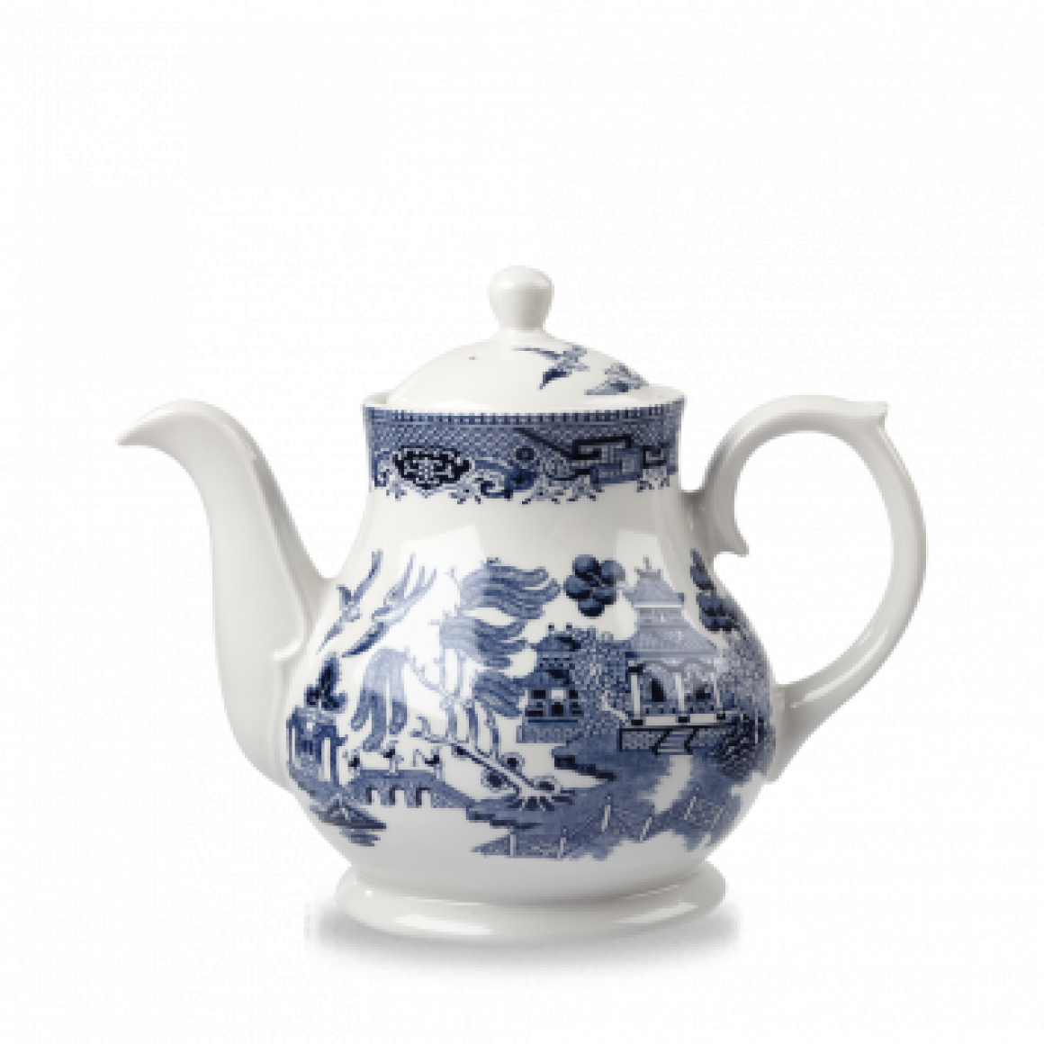 Blue Willow Sandringham Tea/Coffee Pot  85.2cl
