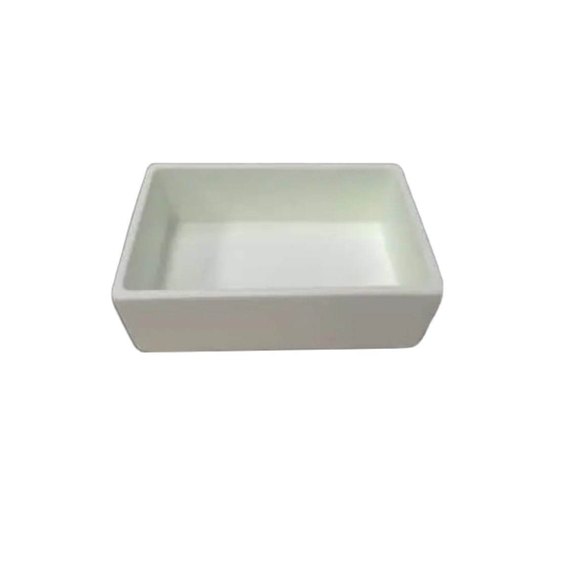 Square dish,white/0,05L