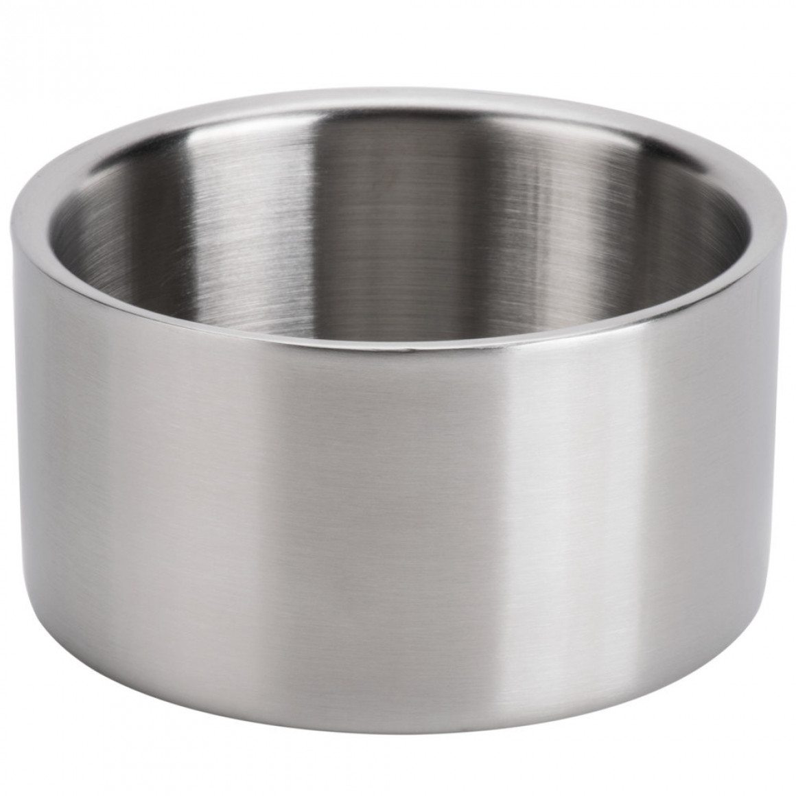 STAINLESS STEEL, SATIN BOWL, DOUBLE WALL, 17 OZ.